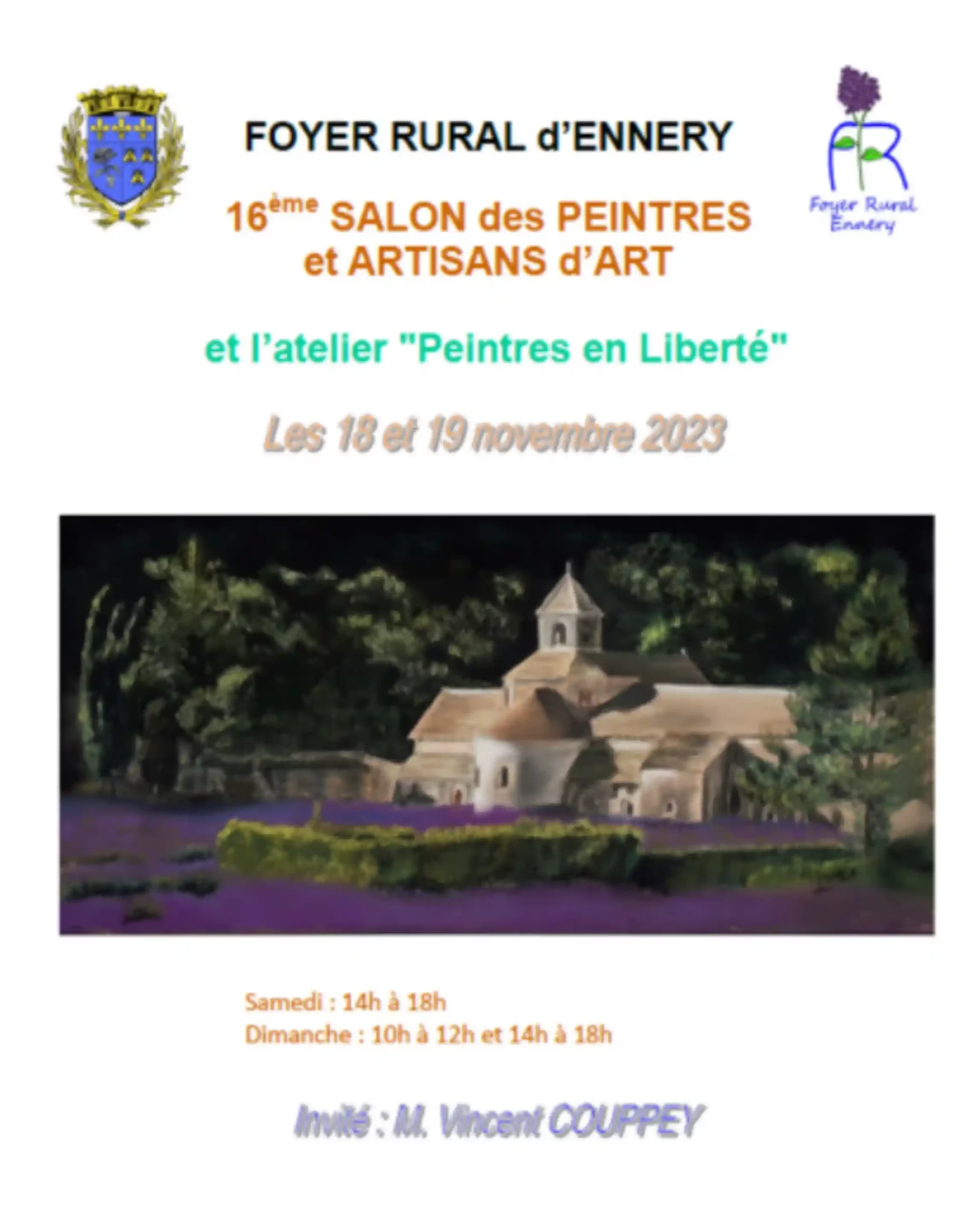 Foyer Rural - Affiche Salon des peintres