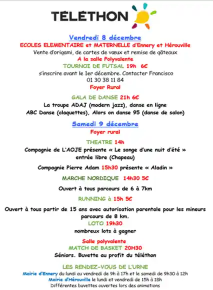 Foyer Rural - Affiche Telethon